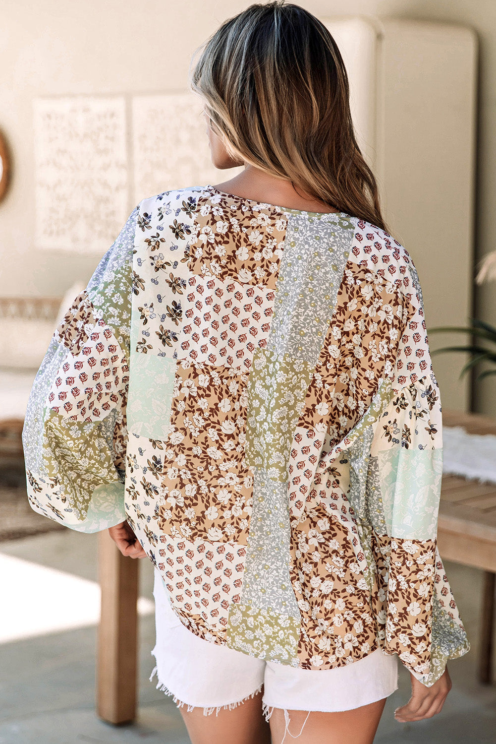 Winnie Long Puff Sleeve Shirt-1