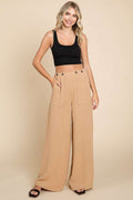 Culture Code Full Size High Waist Wide Leg Cargo Pants-0