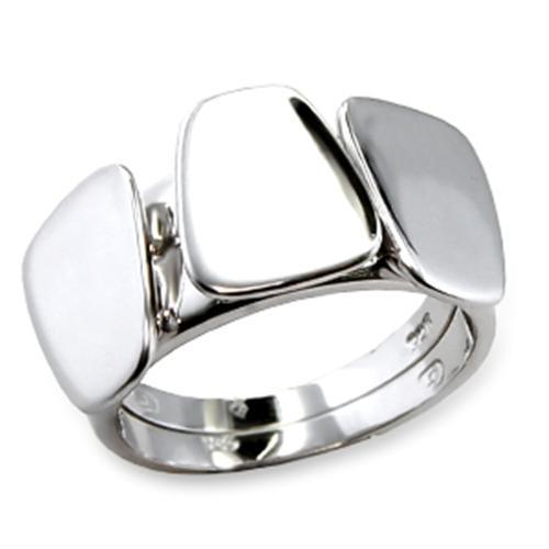 61518 - Rhodium Brass Ring with No Stone-0