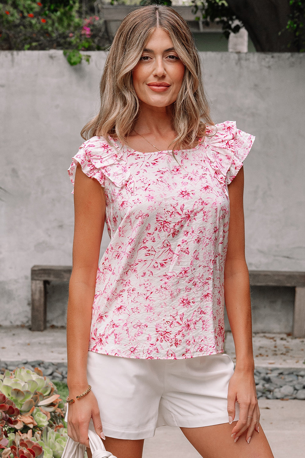 Aya Bow Back Square Blouse-0