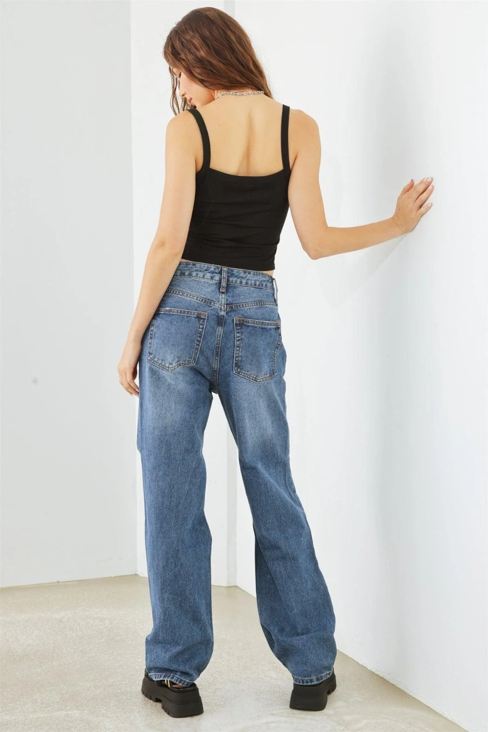 HAMMER COLLECTION Distressed High Waist Jeans-1