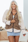 Abigail Piping Open Front Jacket-0