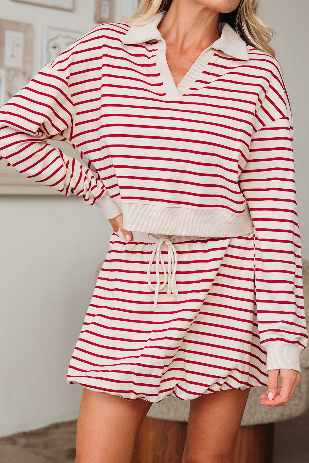 Zahra and Bubble Mini Skirt Set-4