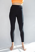 Faith Apparel High Waist Wide Waistband Leggings-0