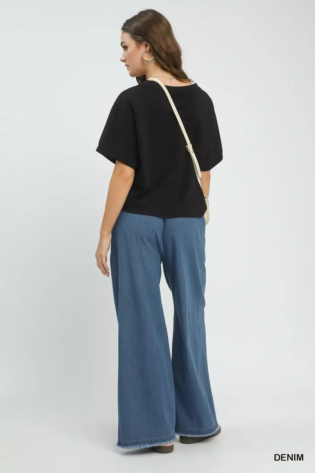 Umgee Stone Washed Wide Leg Pants-3