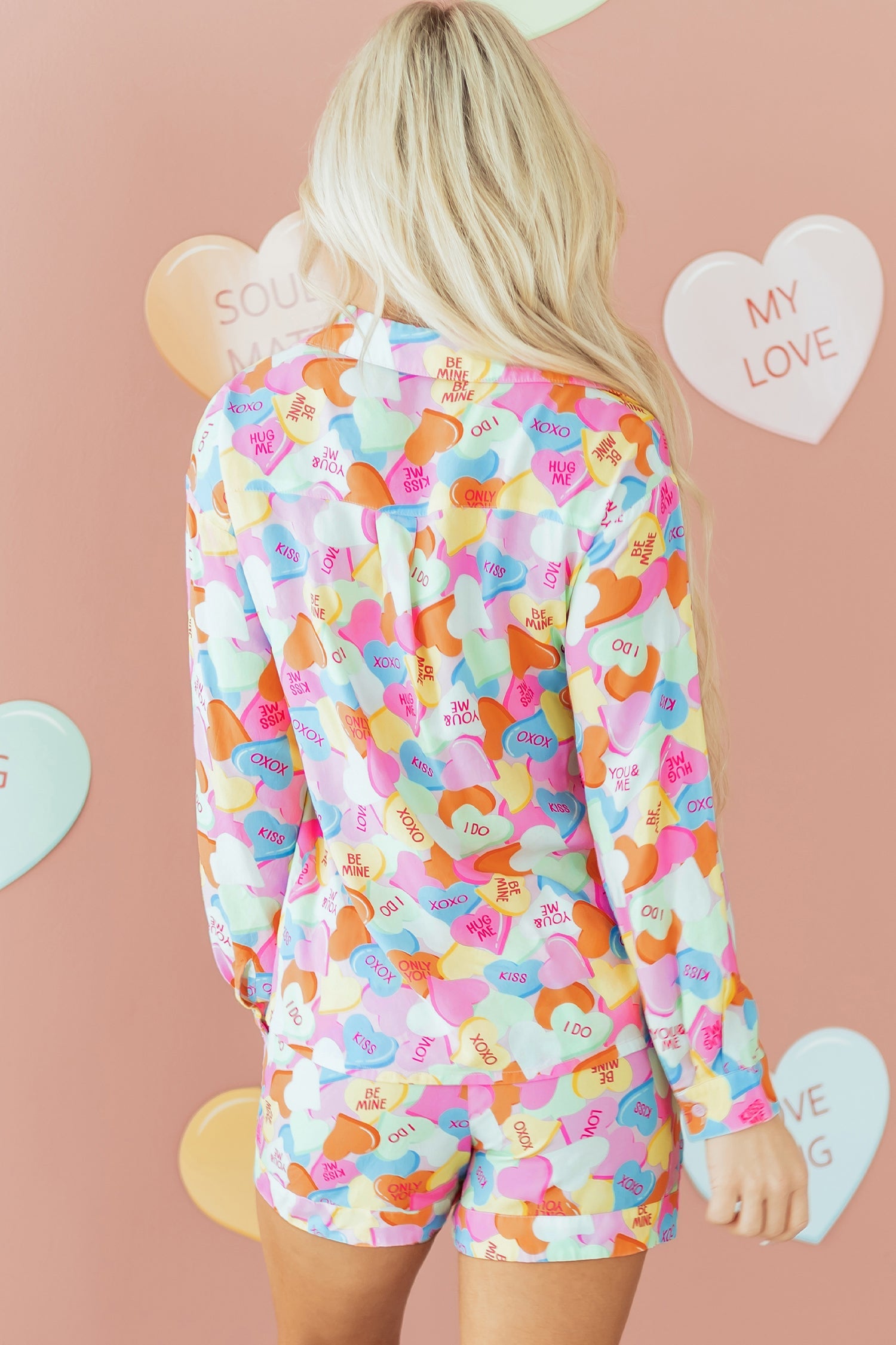 Remi Heart Collared Tunic Shirt-1