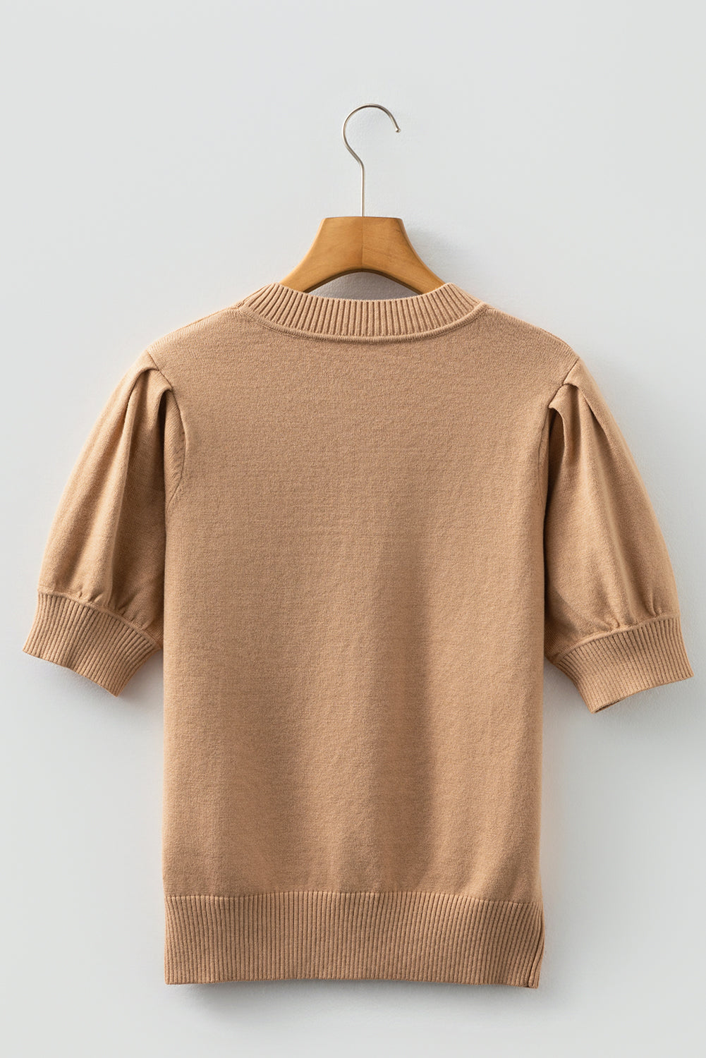 Jasmine Short Puff Sleeve Sweater-1