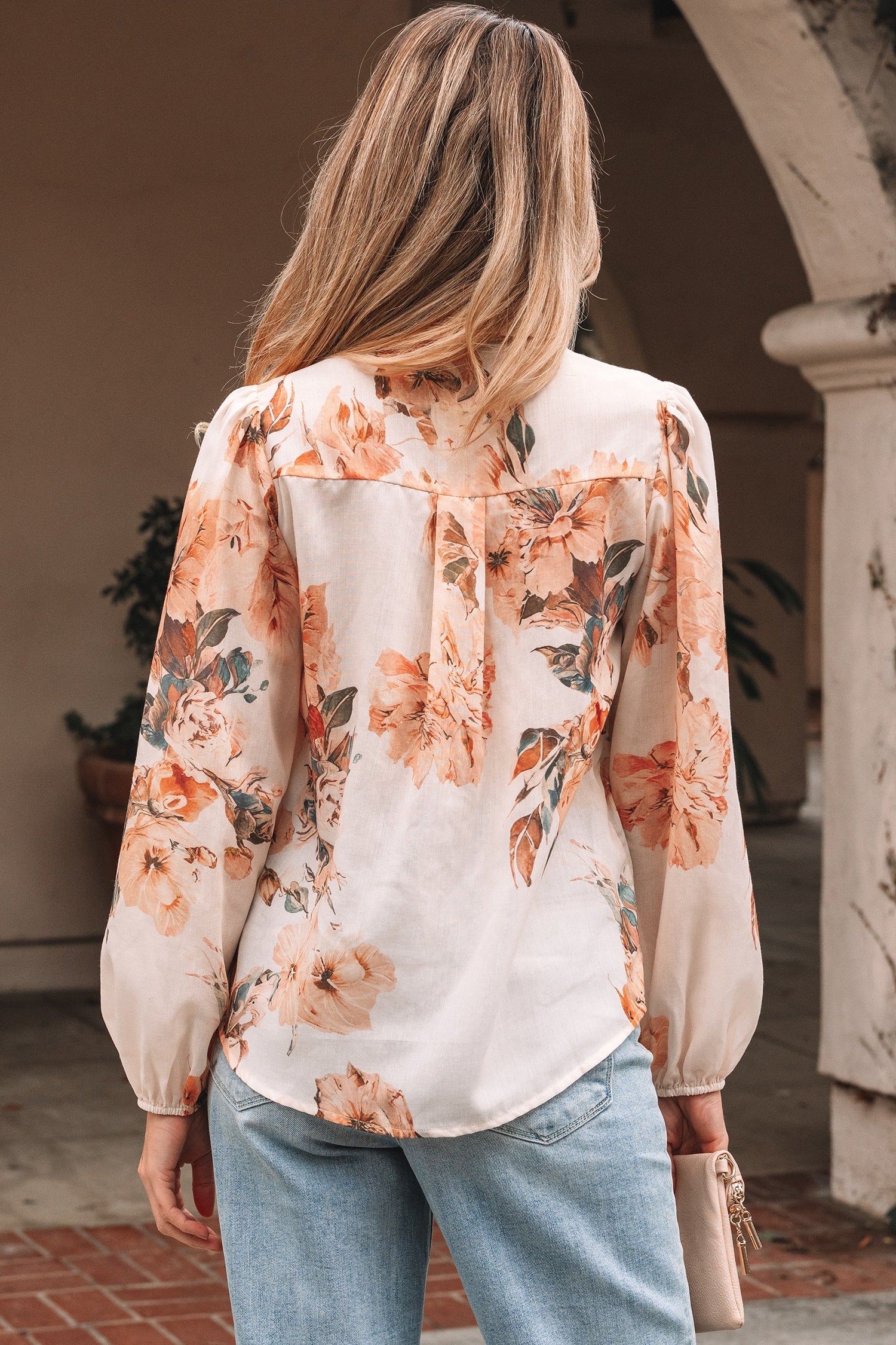 Margot Puff Sleeve Lightweight Shirt-1