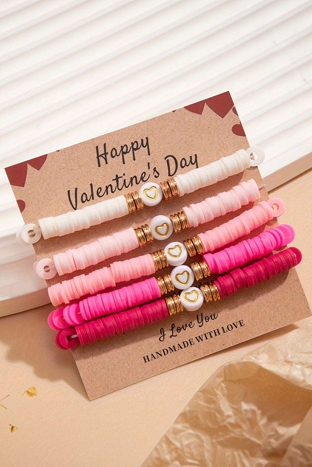 Maeve Valentine Heart Beaded Bracelet-0