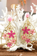 Marley Plaited Plated Waterdrop Earrings-0