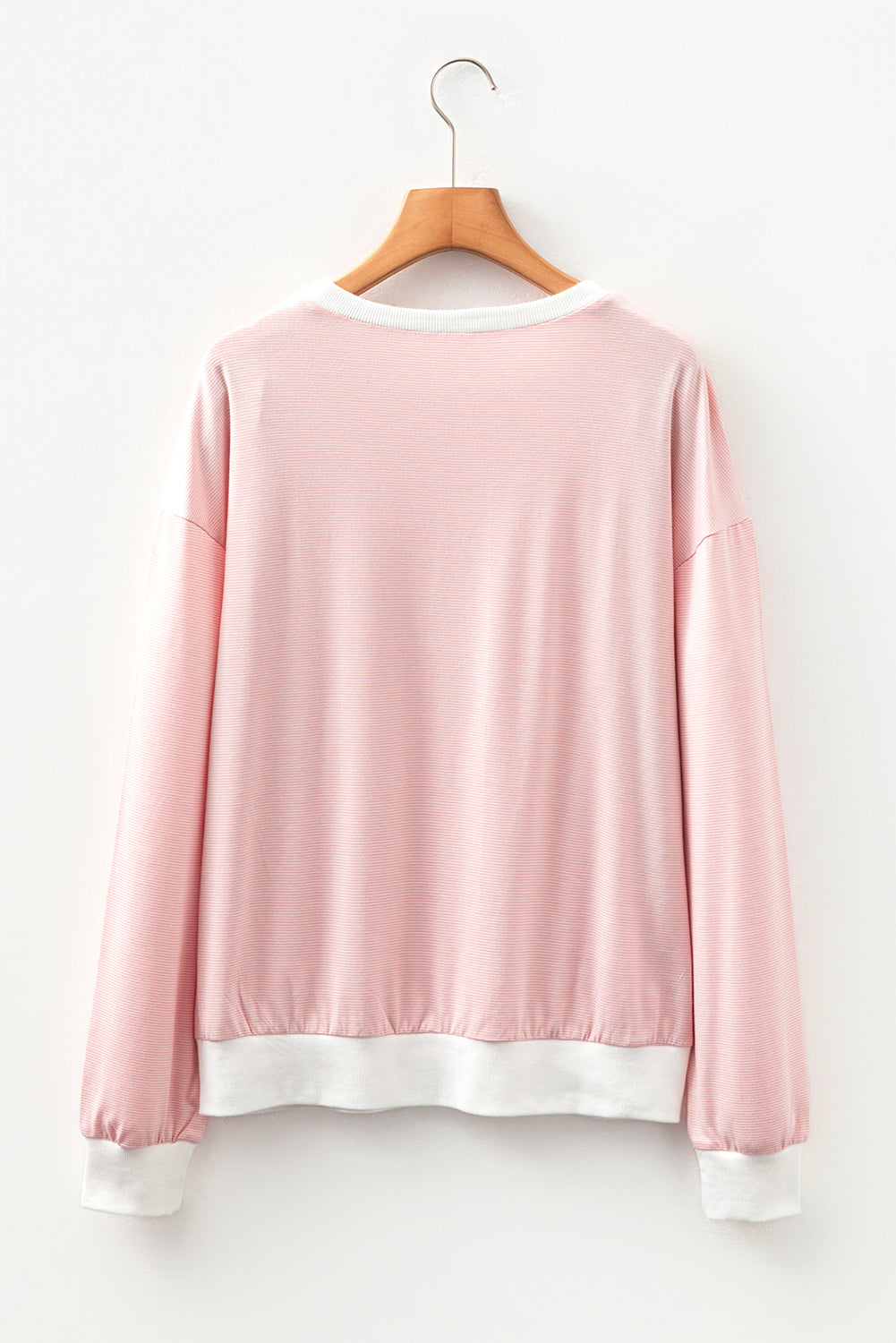 Skyler Contrast Edge Patchwork Long Sleeve Top