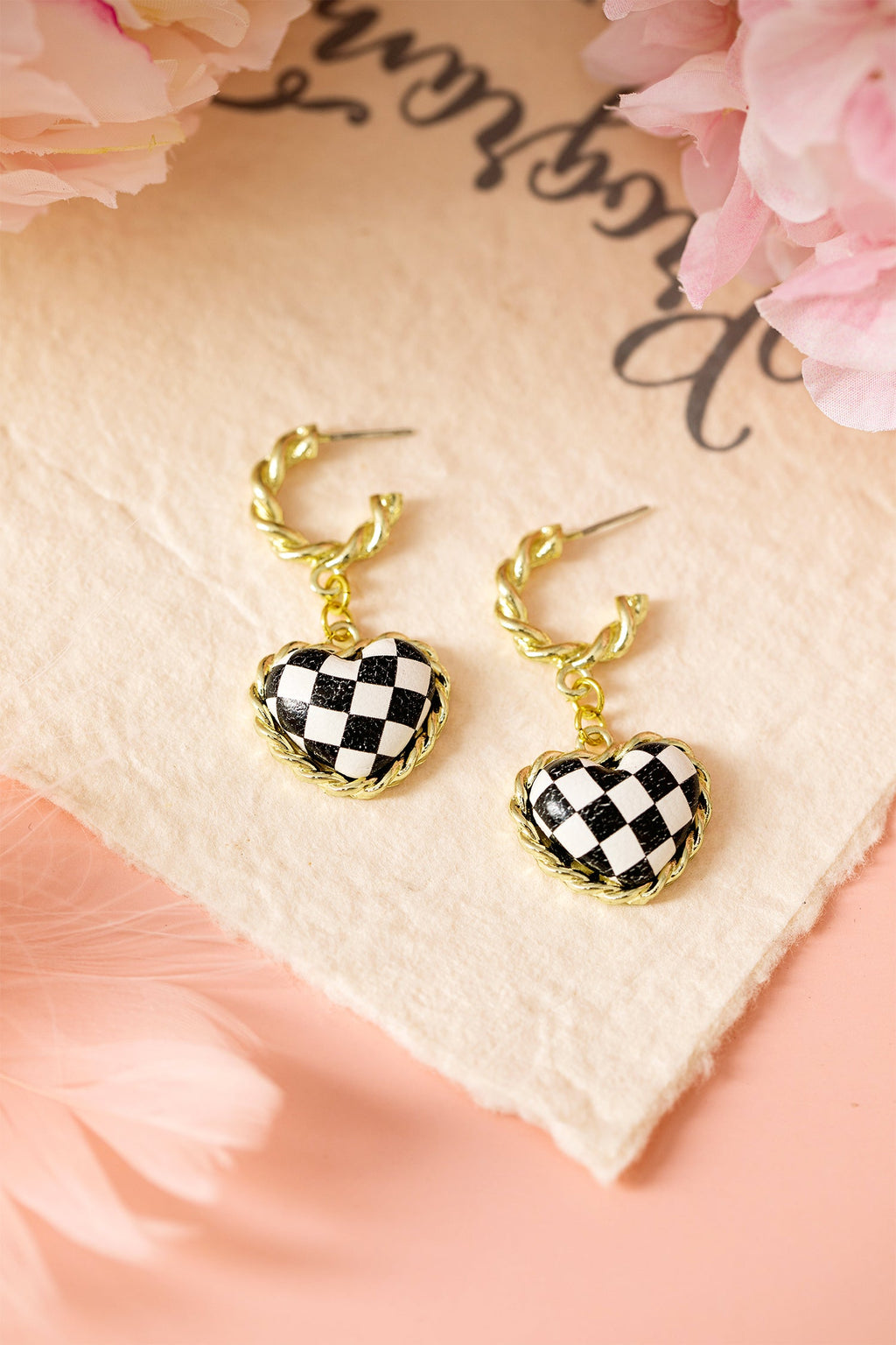 Madelynn Twisted Hoop Stud Earrings-3