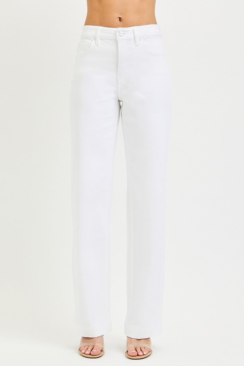 RISEN Full Size High Rise Wide Baggy Pants Plus Size-4