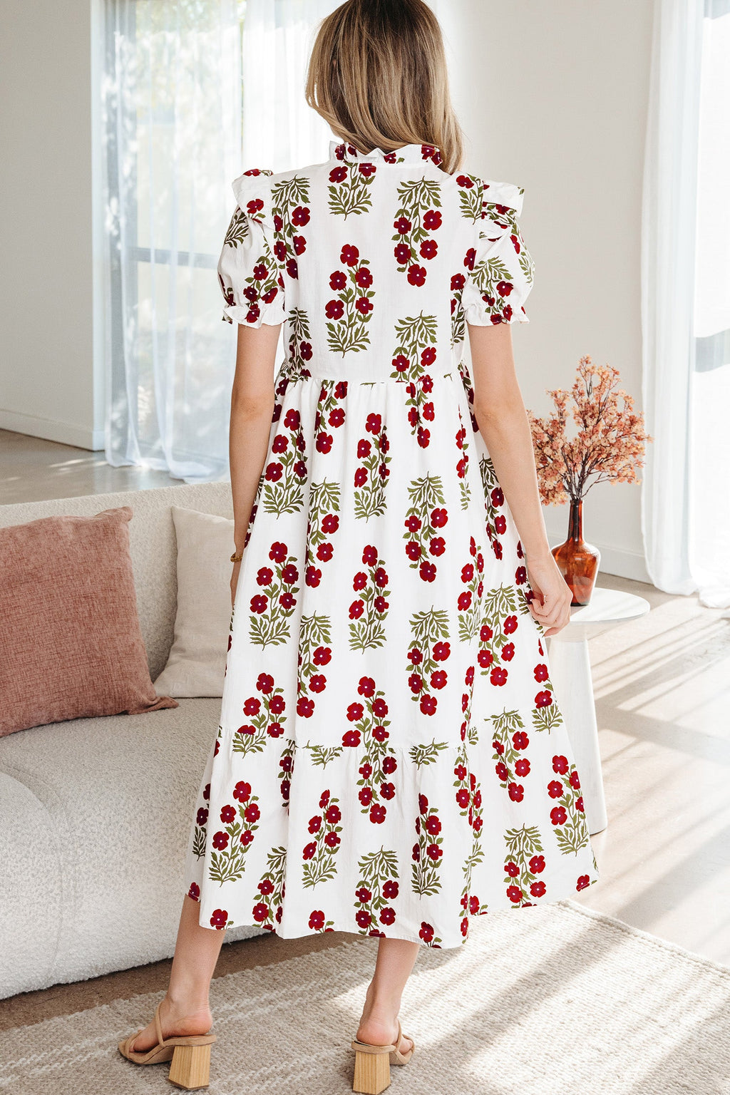 Promise Sleeve Tiered Maxi Dress-1