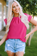 Murphy Floral Embroidered Sleeve Blouse
