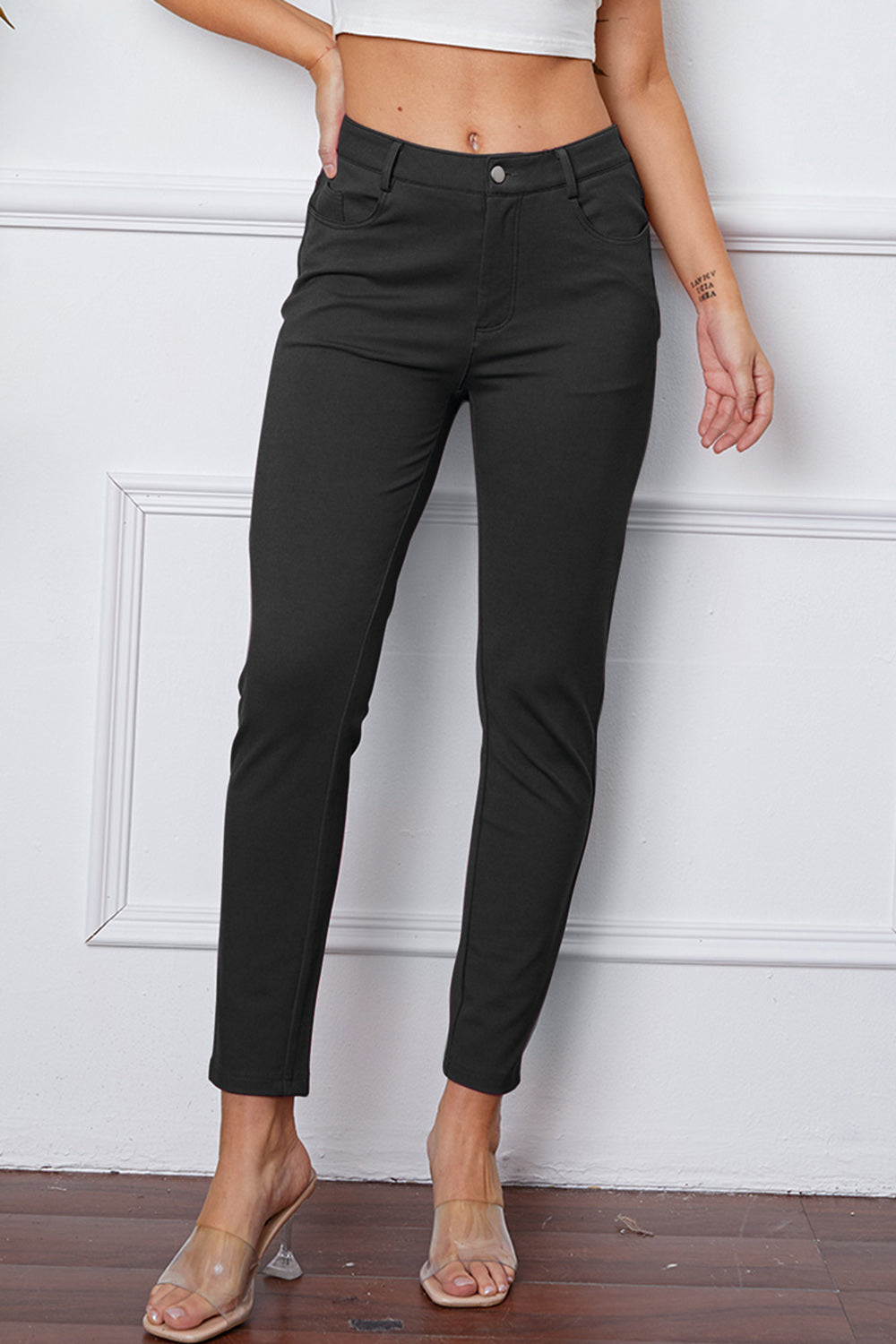 Basic Bae Full Size Stretchy Stitch Pants-9