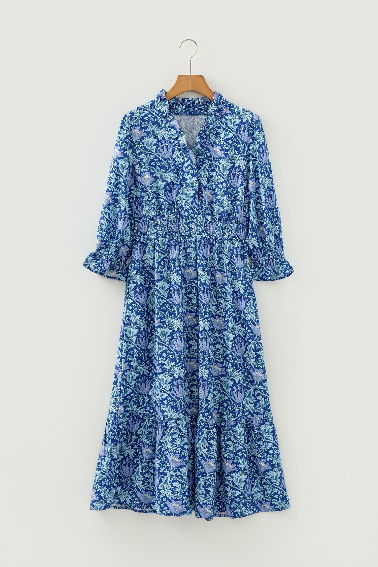 Athena Bracelet Sleeve Long Dress-4