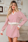 Zahra and Bubble Mini Skirt Set-0