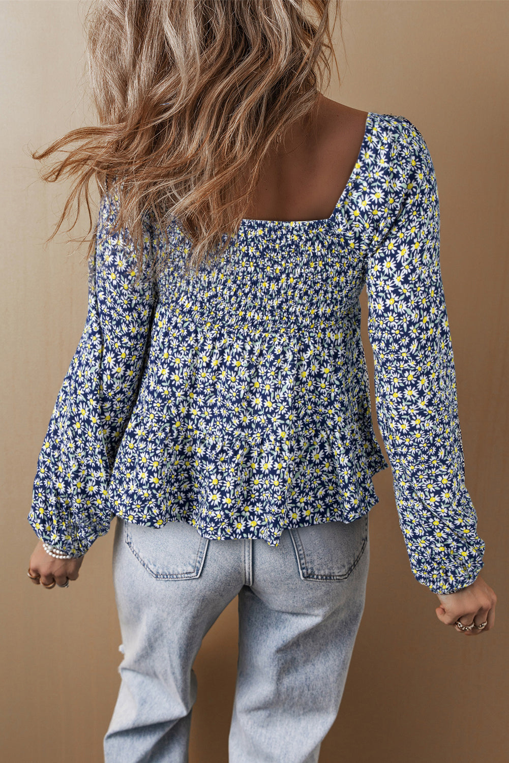 Ila Square Loose Fit Blouse-1