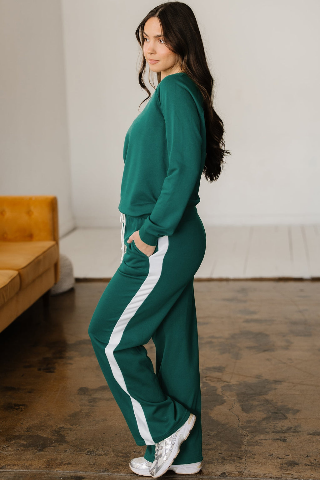 Aileen Solid Color Pullover Top-2