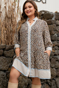 Davina Long Sleeve Mini PLUS Dress-0