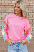 Veronica Colorblock French Terry Top-0
