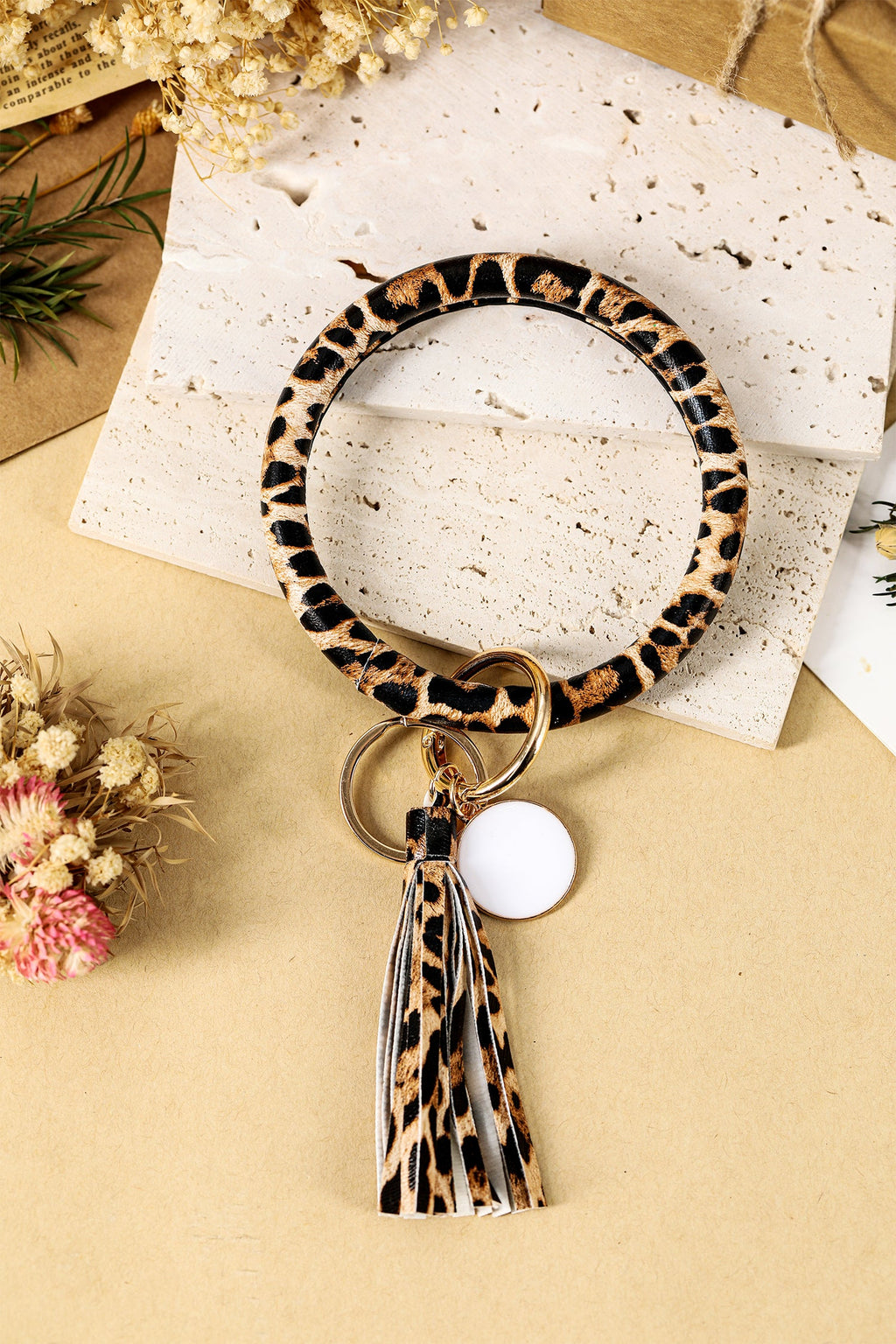 Amani Key Chain Bangle Bracelet-3