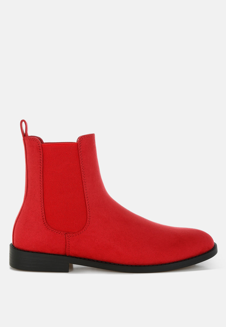 AYASA Low Block Heel Chelsea Boots-7