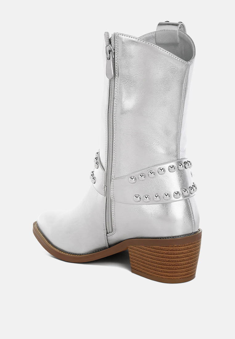 Altair Studded Harness Detail Boots