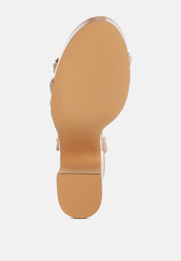 Athla Strappy High Platform Sandals By RAG-4