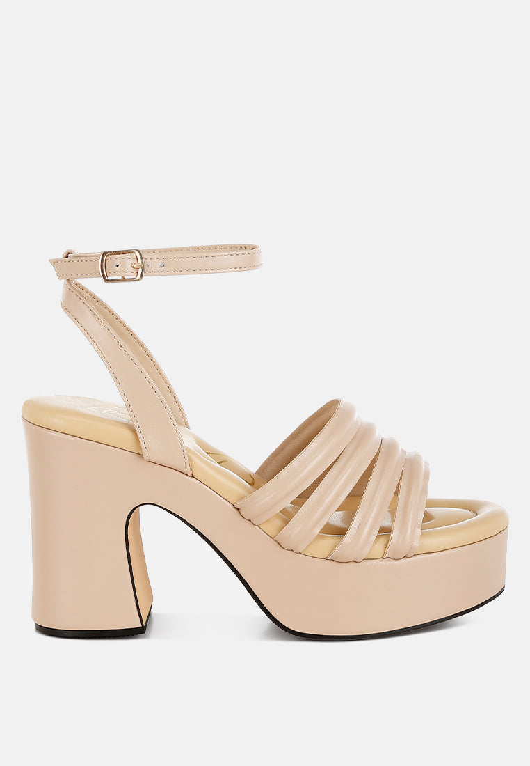 Athla Strappy High Platform Sandals By RAG-0