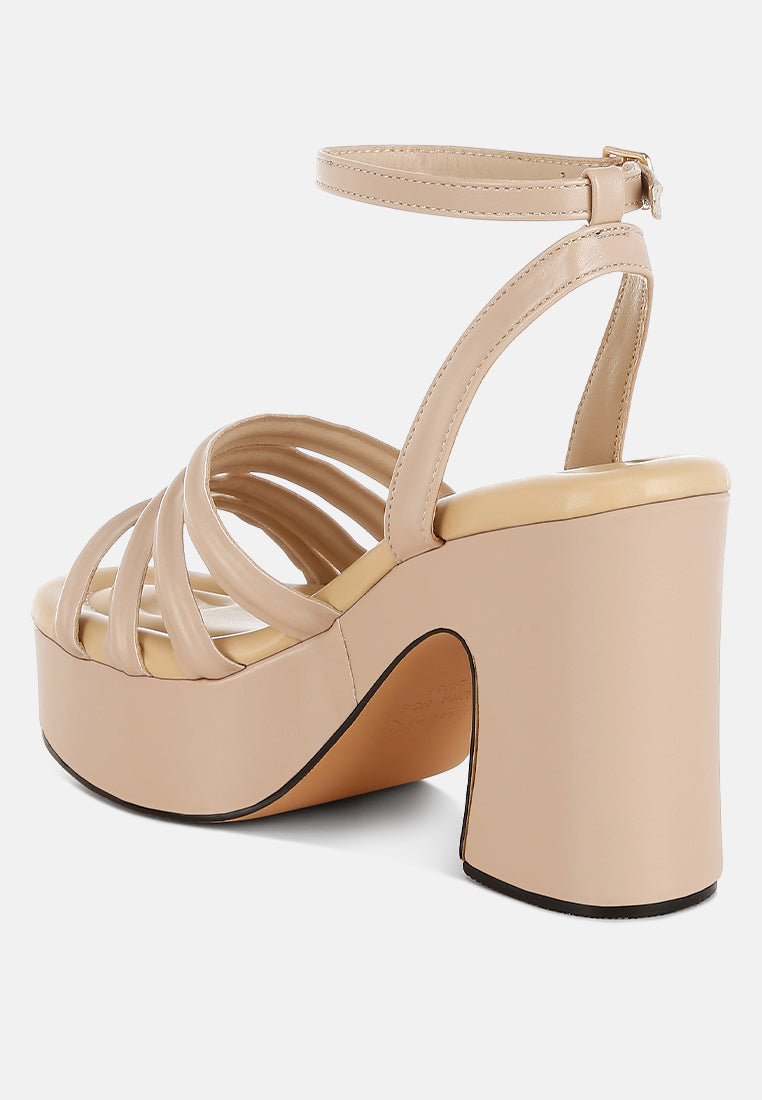 Athla Strappy High Platform Sandals By RAG-2
