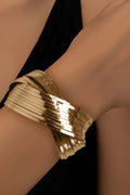 Gold Crossover Cuff Bracelet-0