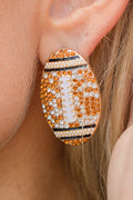 Football Game Day Stud Earrings-1