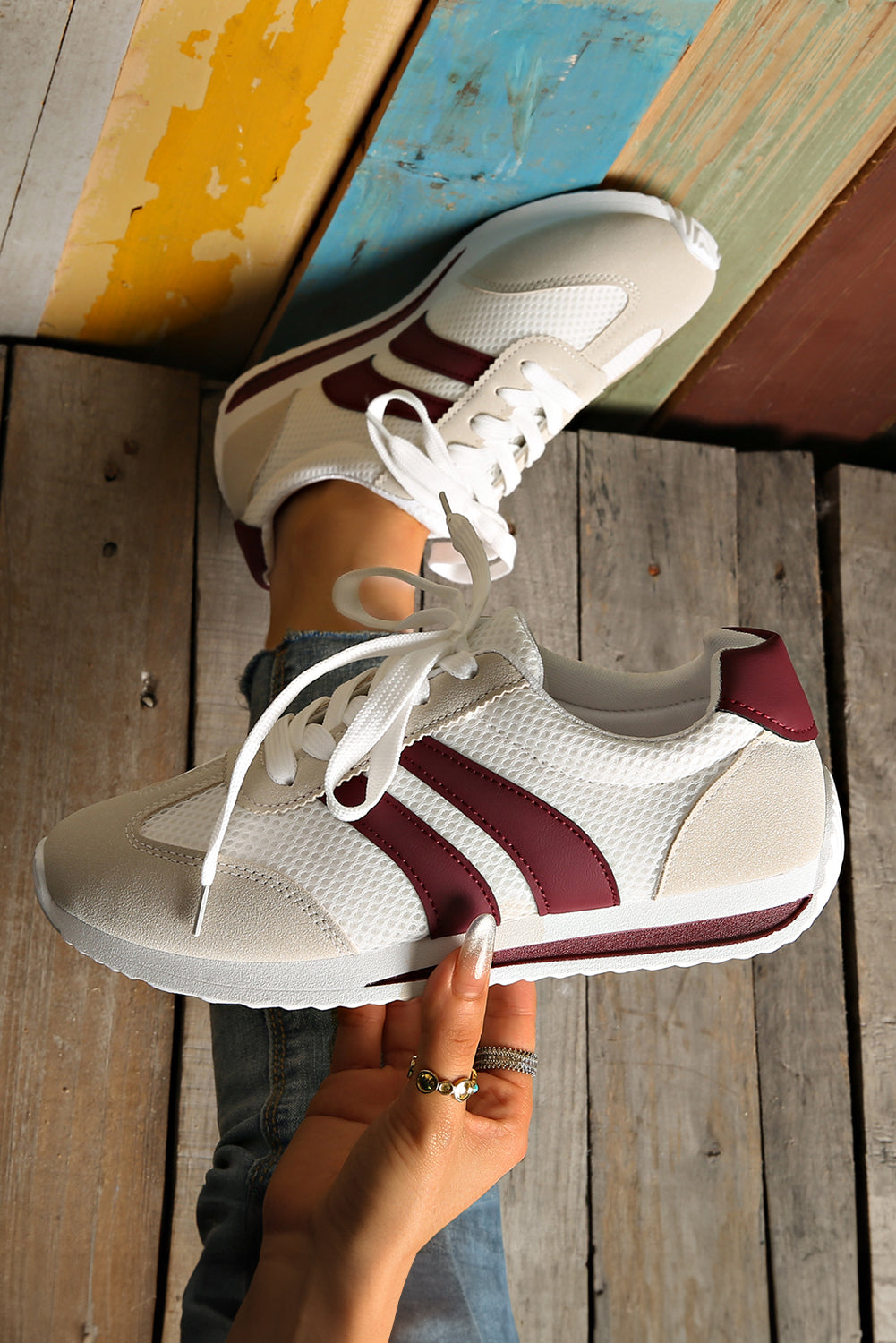 Karter Breathable Lace-up Sneakers-4