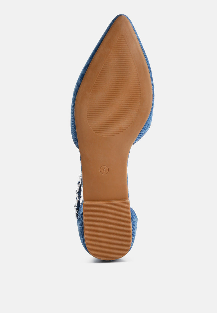 Buqisi Chain Embellished Flat Sandals-4