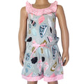 AnnLoren Girls Boutique Shells by the Seashore Jumpsuit Spring/Summer Romper-0