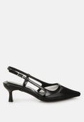 Florina Snip-Toe Slingback Heel Sandals-0