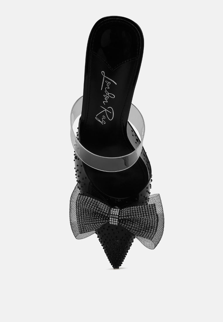Freja Embellished Bow Kitten Heels-3