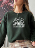 I Hide A Lot More Than I Show So If You Think Know Me Youd Better Sweat Shirt-1