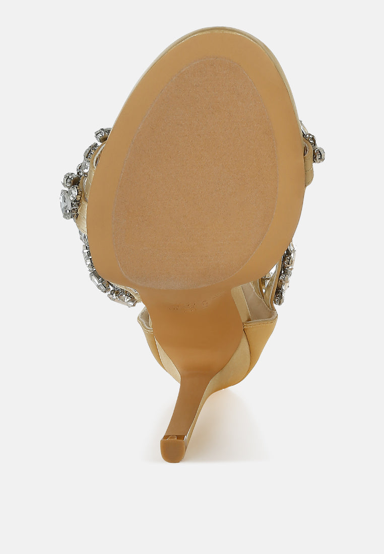 Korna Diamante Embellished Stiletto Heel Sandals-4