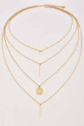 Boho Multi-layered Pendant Necklace-0