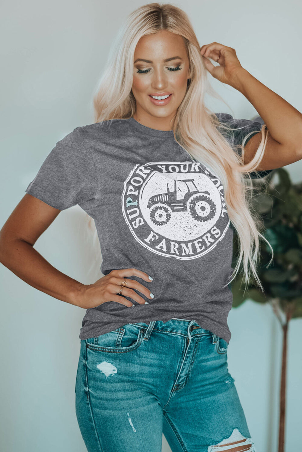 SUPPORT YOUR LOCAL FARMERS Graphic Tee-2
