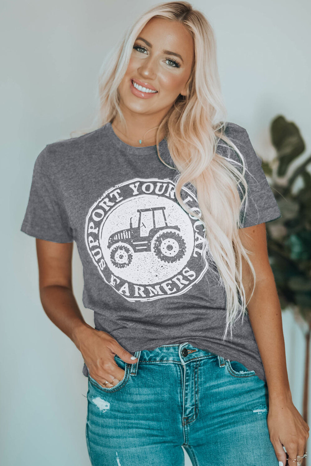 SUPPORT YOUR LOCAL FARMERS Graphic Tee-3