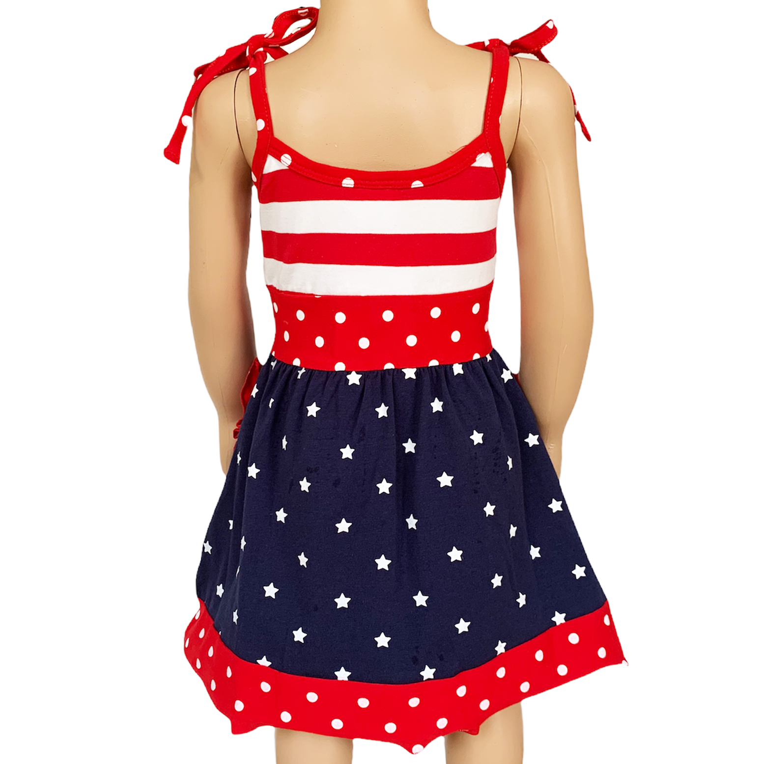 AL Limited Girls 4th of July Patriotic Red White and Blue Dress size 9-1