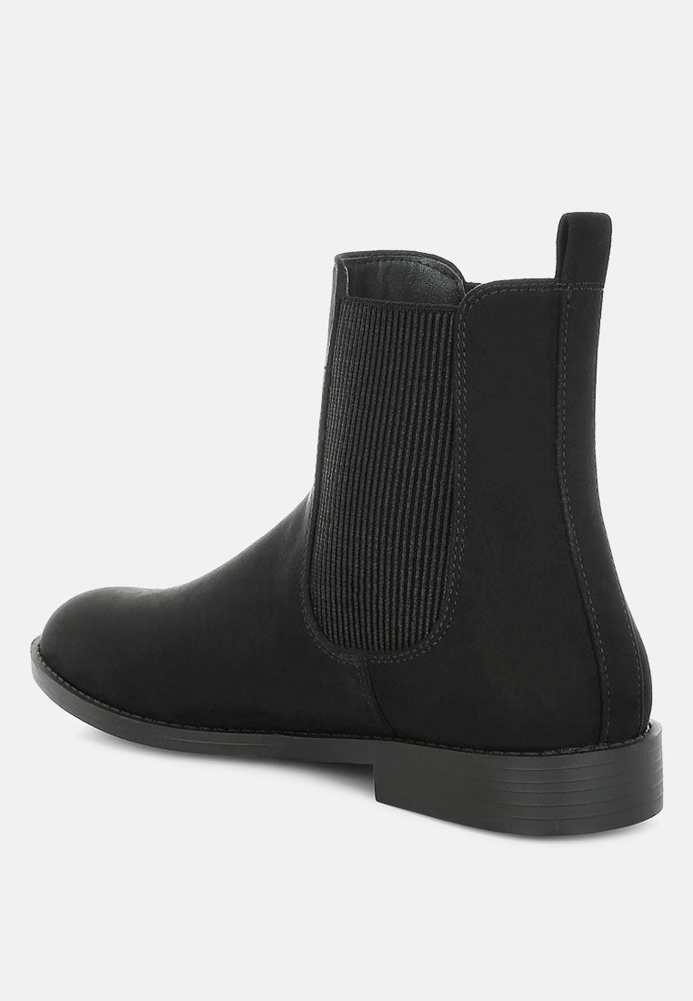 AYASA Low Block Heel Chelsea Boots-2