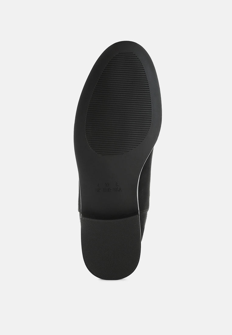 AYASA Low Block Heel Chelsea Boots-4