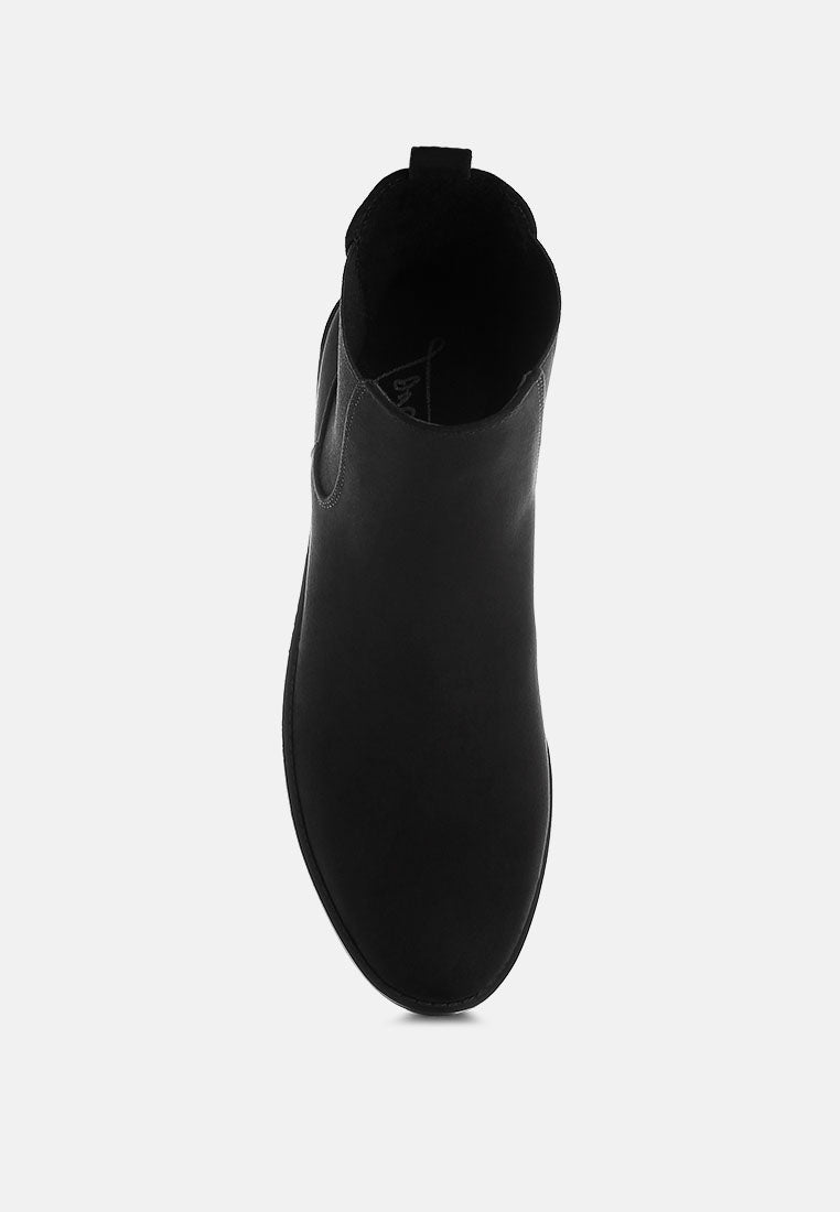 AYASA Low Block Heel Chelsea Boots-3