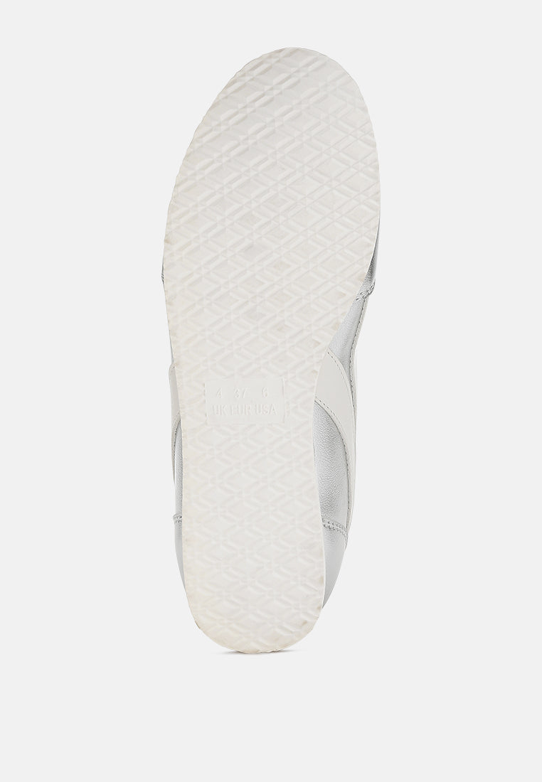 Montek Metallic Lace-Up Sneakers-4