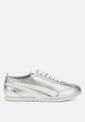 Montek Metallic Lace-Up Sneakers-5